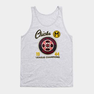 Milwaukee Chicks • AAGPBL Patch • Milwaukee, Wisconsin Tank Top